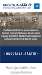 Mobile Screenshot of huoltaja-saatio.fi